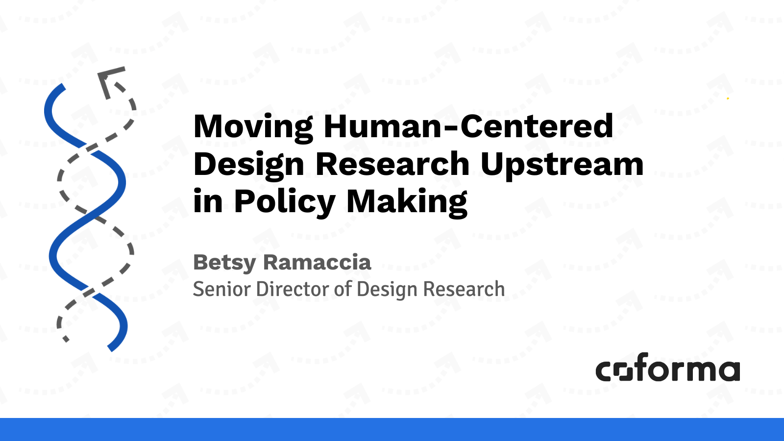 Moving Human-Centered Design Research Upstream in Policy Making