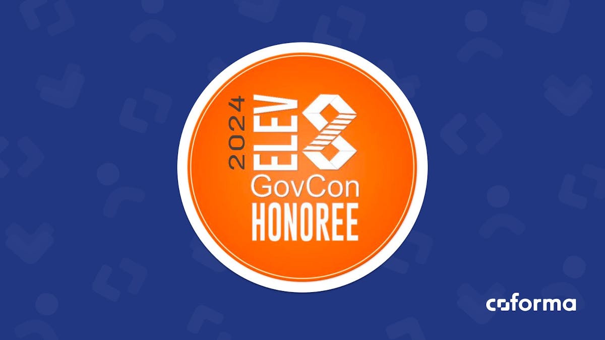 Coforma Honored with OrangeSlices Elev8 GovCon Award